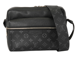 Outdoor Messenger Bag, Canvas, Black, FO2199 (2019), DB, 3*